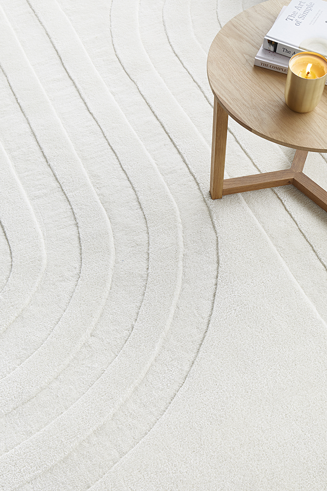 SUMMIT TRAIL WHITE RUG