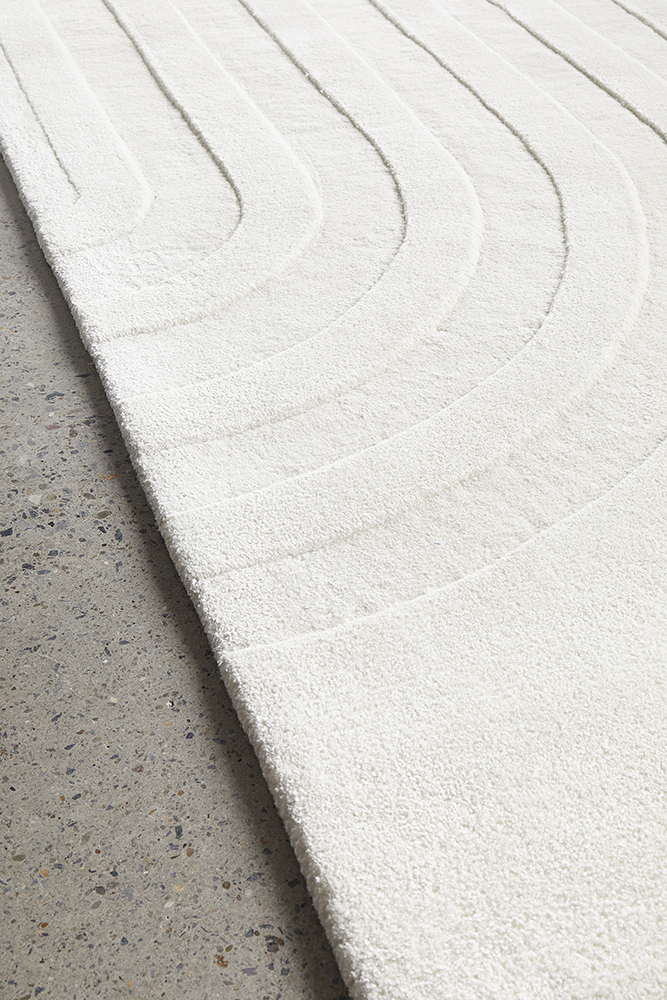 SUMMIT TRAIL WHITE RUG