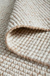 Rug Culture Extra large 3x4 Wool Jute Arabella Natural  Rug