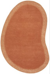Rg Culture Odd Shaped Red Rug Cleo Spice